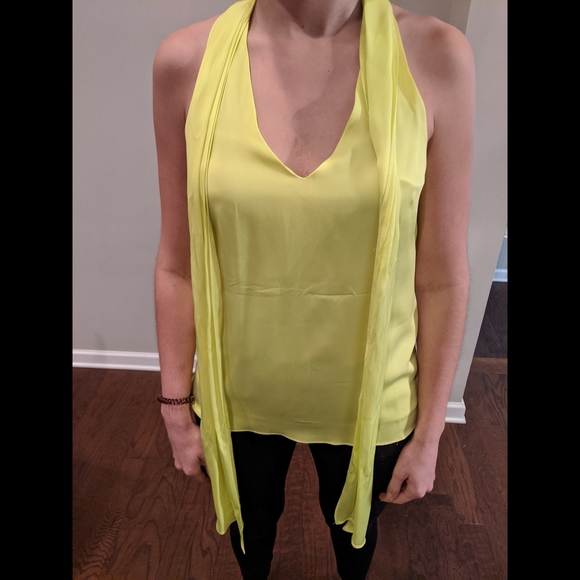 Milly Neon Silk Tank - Picture 3 of 6